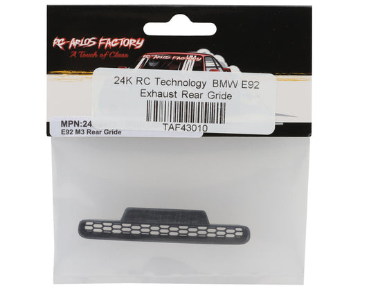 24K RC Technology 1/10 BMW E92/M3 Rear Exhaust Grille