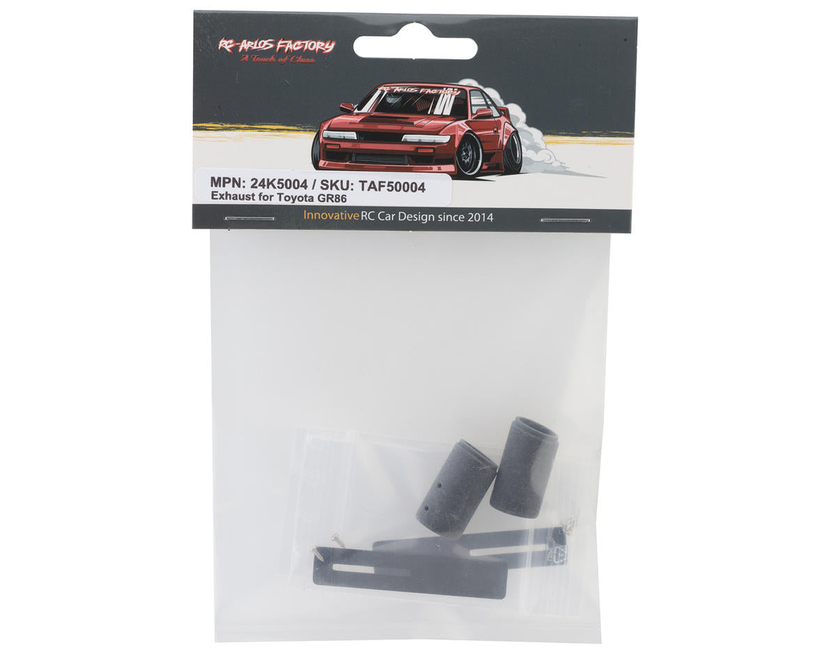 24K RC Technology 1/10 Toyota GR86 Dual Exit Exhaust (2)