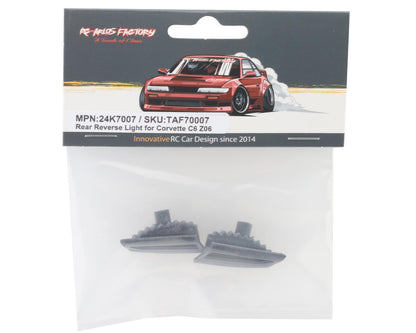 24K RC Technology 1/10 Corvette C6 Z06 Rear Bumper Reverse Light Pod (2)