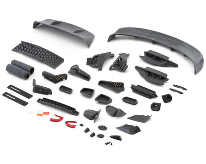 24K RC Technology 1/10 13th Anniversary Yaris Full Body Set (Clear)