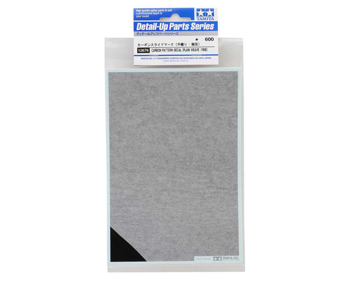 Tamiya Carbon Pattern Decal Sheet (Plain Weave)