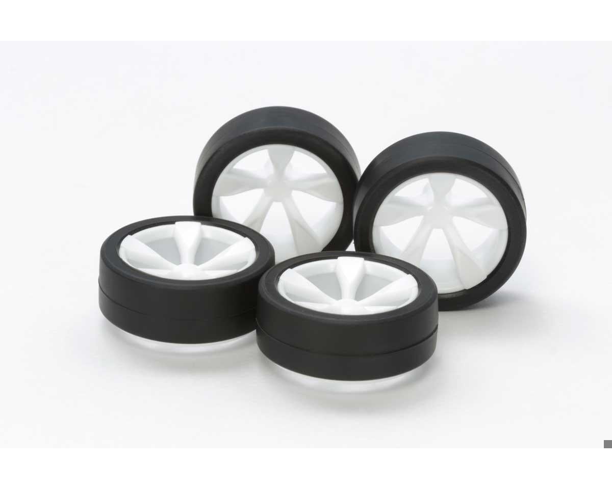 Tamiya JR Low Profile Tire/Wheel Set 5-Spoke