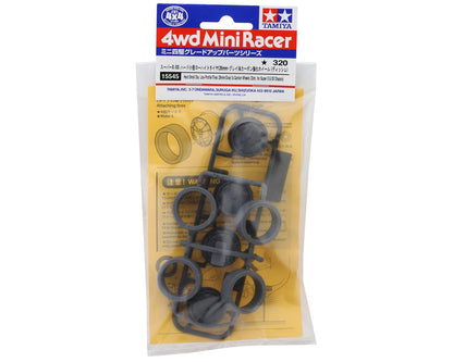 Tamiya JR Mini 4WD 26mm Hard Low Profile Tires (Black) (4)
