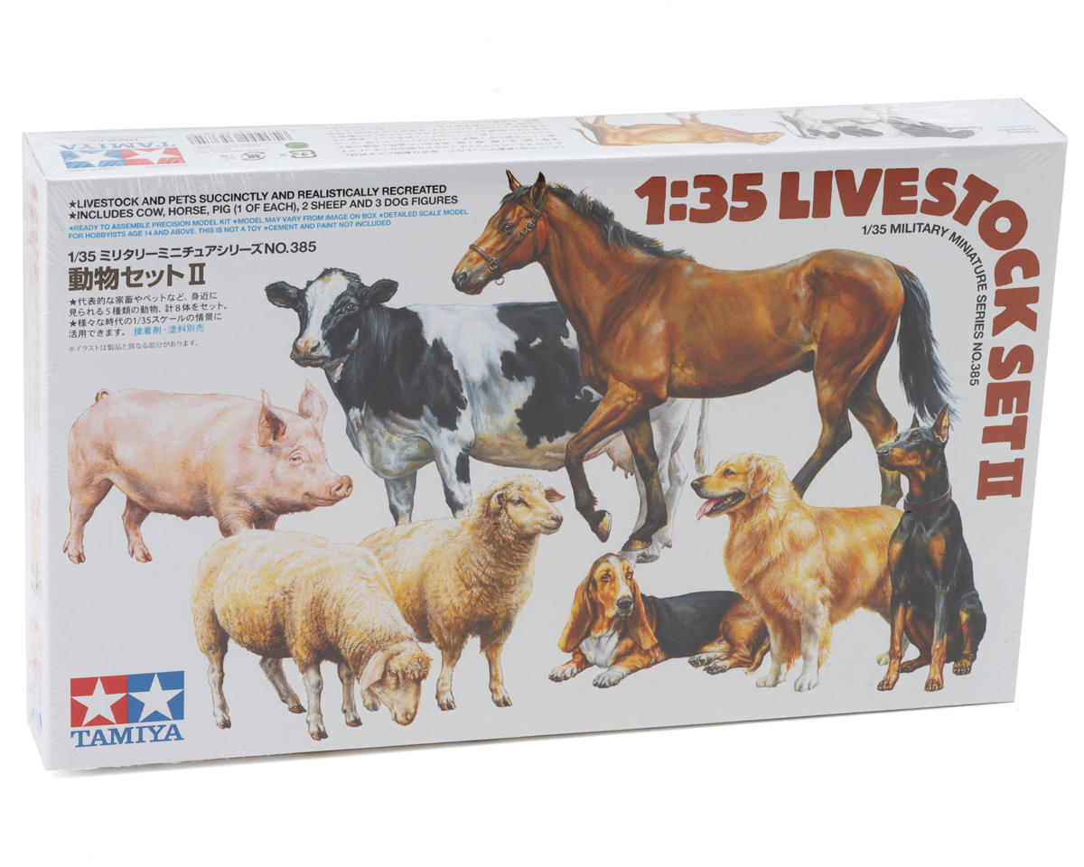 Tamiya 1/35 Scale Livestock Set II Diorama Set