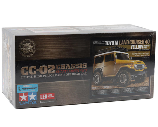 Tamiya Toyota Land Cruiser 40 1/10 4WD Scale Truck Kit (CC-02) (Pre-Painted)
