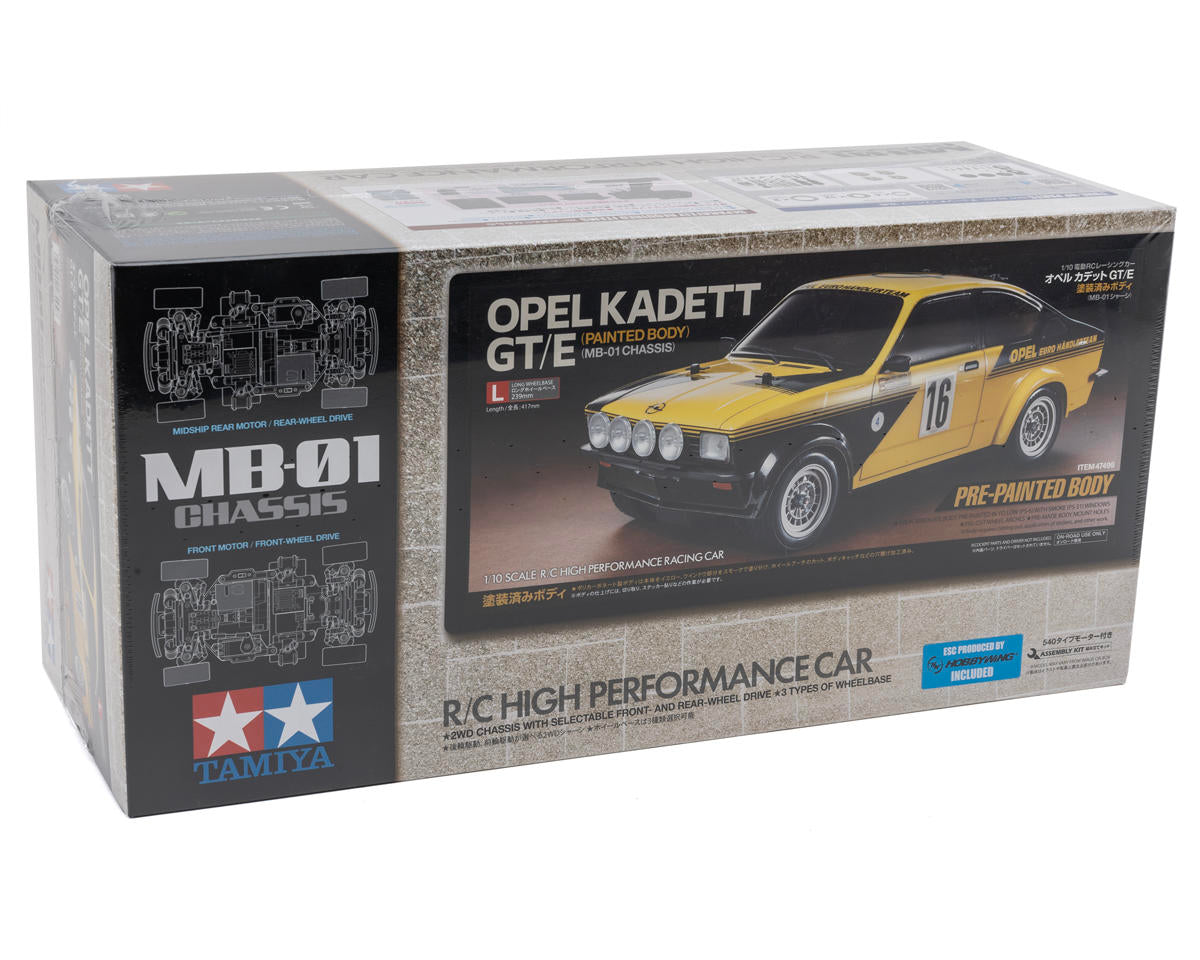 Tamiya Opel Kadett GT/E 1/10 FWD/RWD On-Road 2WD Touring Car Kit (MB-01)