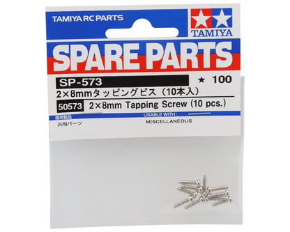 Tamiya 2x8mm Self Tapping Screw (10)