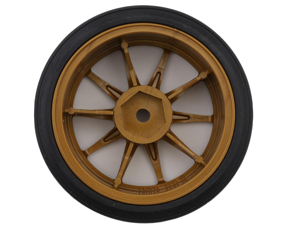 Tamiya Pre-mounted Drift Tires (Bronze) (2) (Type-D)