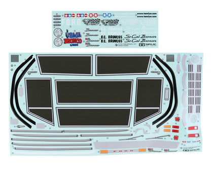 Tamiya Ford Bronco Body Set (Clear) (242mm Wheelbase)