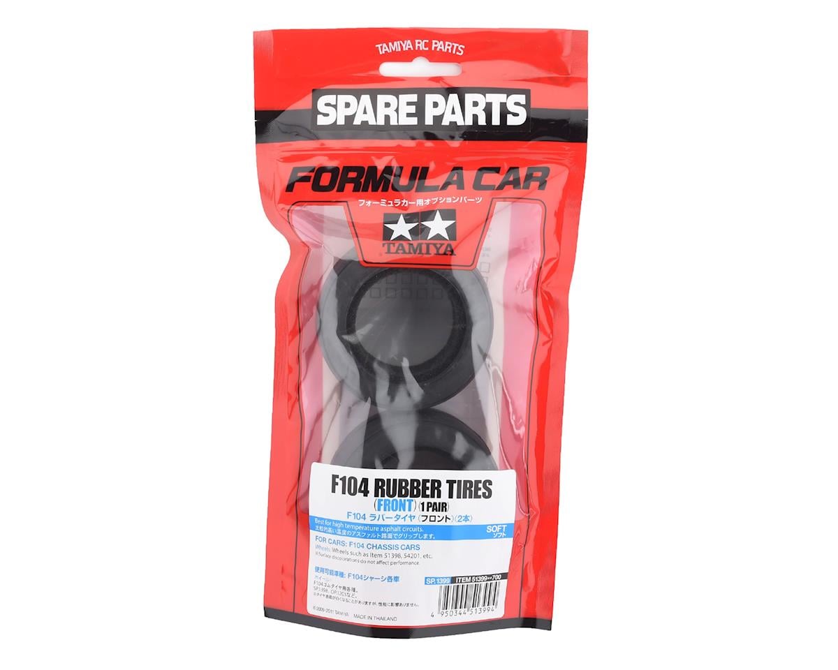 Tamiya F1 F104 Front Rubber Tires (2)