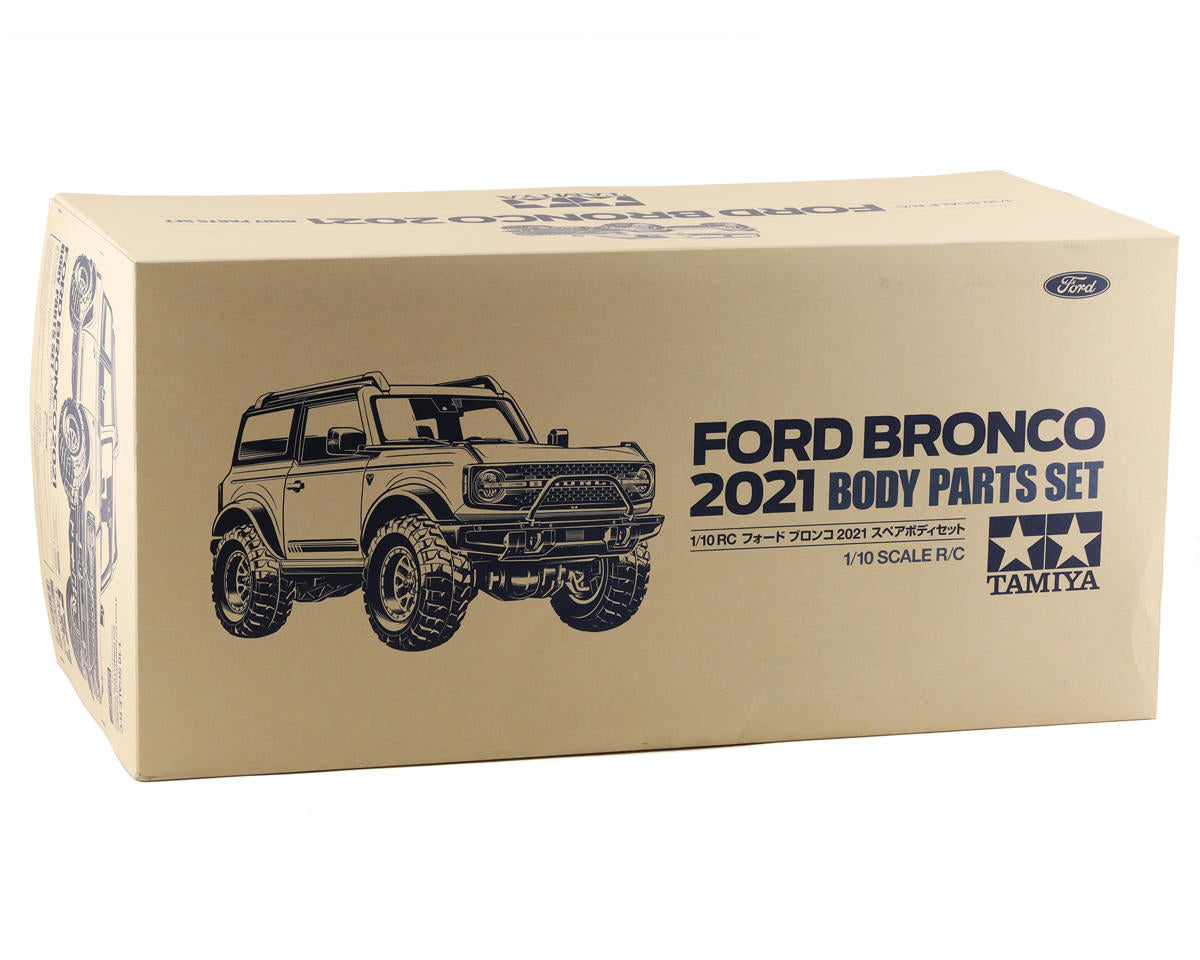 Tamiya 2021 Ford Bronco 1/10 Body w/Parts Set (Clear)