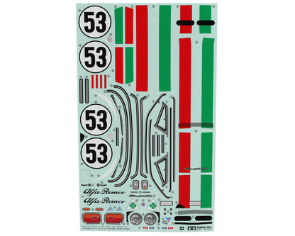Tamiya Alfa Romeo Giulia Sprint GTA 1/10 Club Racer Body Set (Clear)
