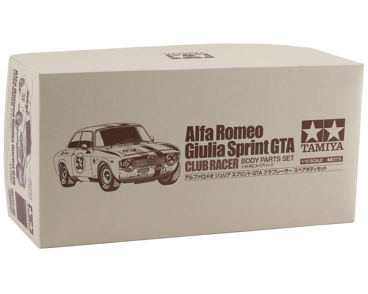 Tamiya Alfa Romeo Giulia Sprint GTA 1/10 Club Racer Body Set (Clear)