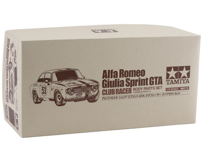 Tamiya Alfa Romeo Giulia Sprint GTA 1/10 Club Racer Body Set (Clear)