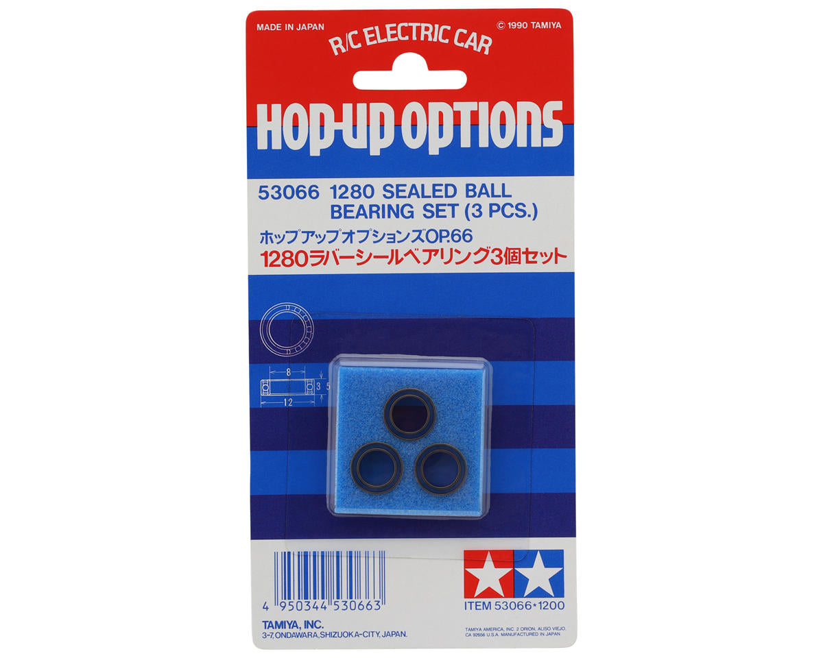 Tamiya 8x12x3.5mm Rubber Sealed Bearings (3)