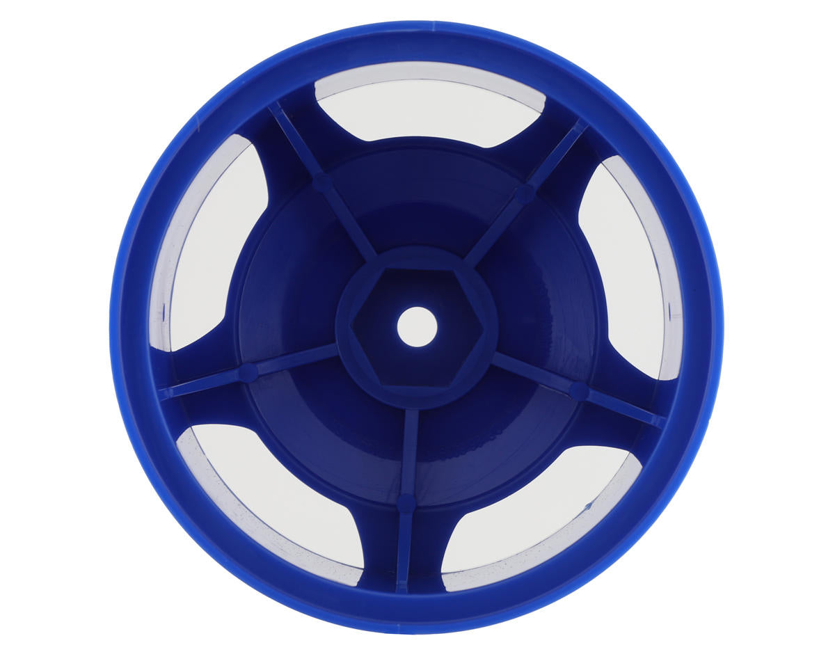 Tamiya Star Dish Rear 2WD Buggy Wheels (Blue) (2)