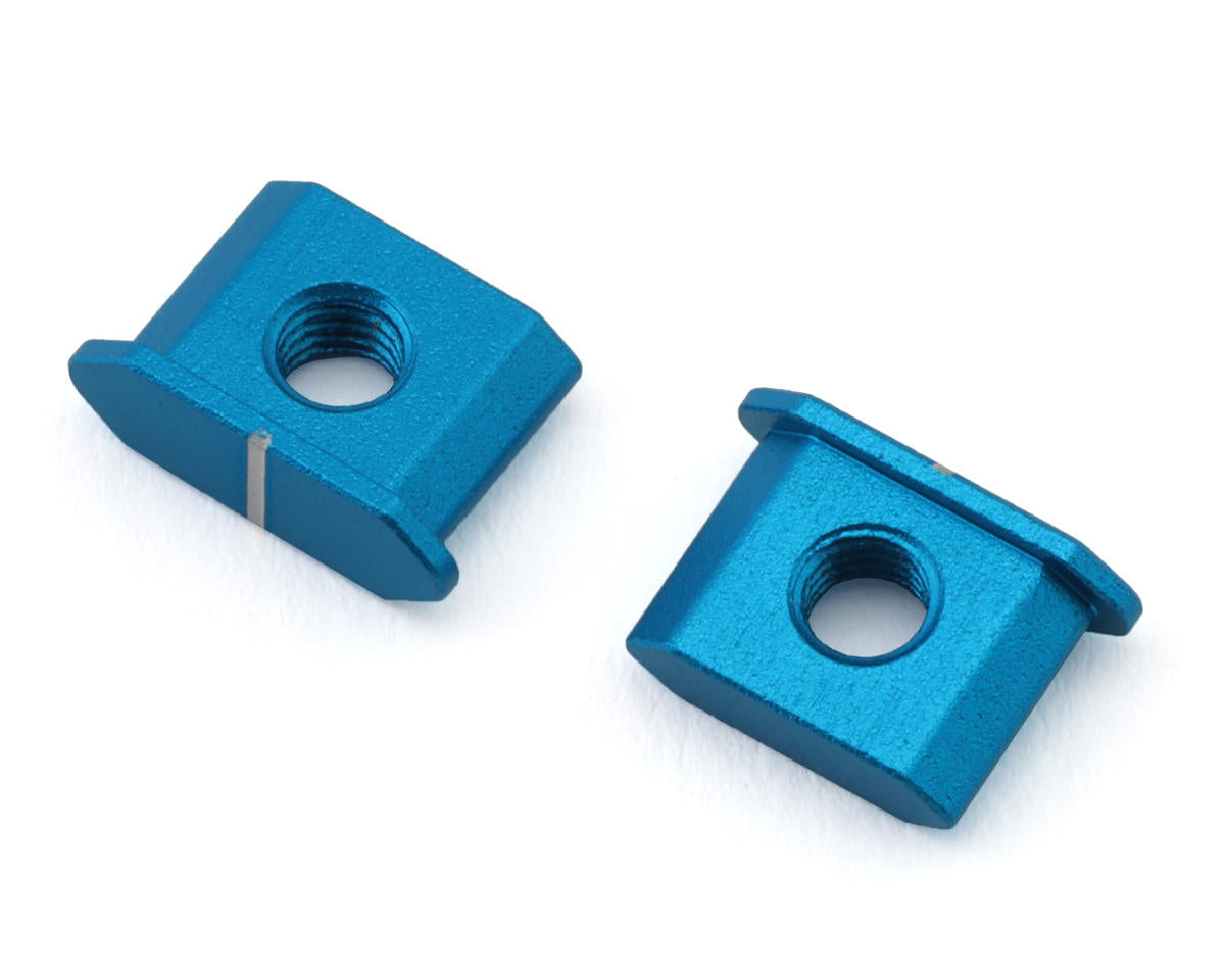 Tamiya TRF420 Aluminum Suspension Arm Bushings (Blue) (2) (B Parts)