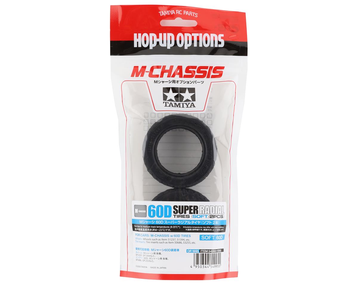 Tamiya M-Chassis 60D Super Radial Tires (2) (Soft)