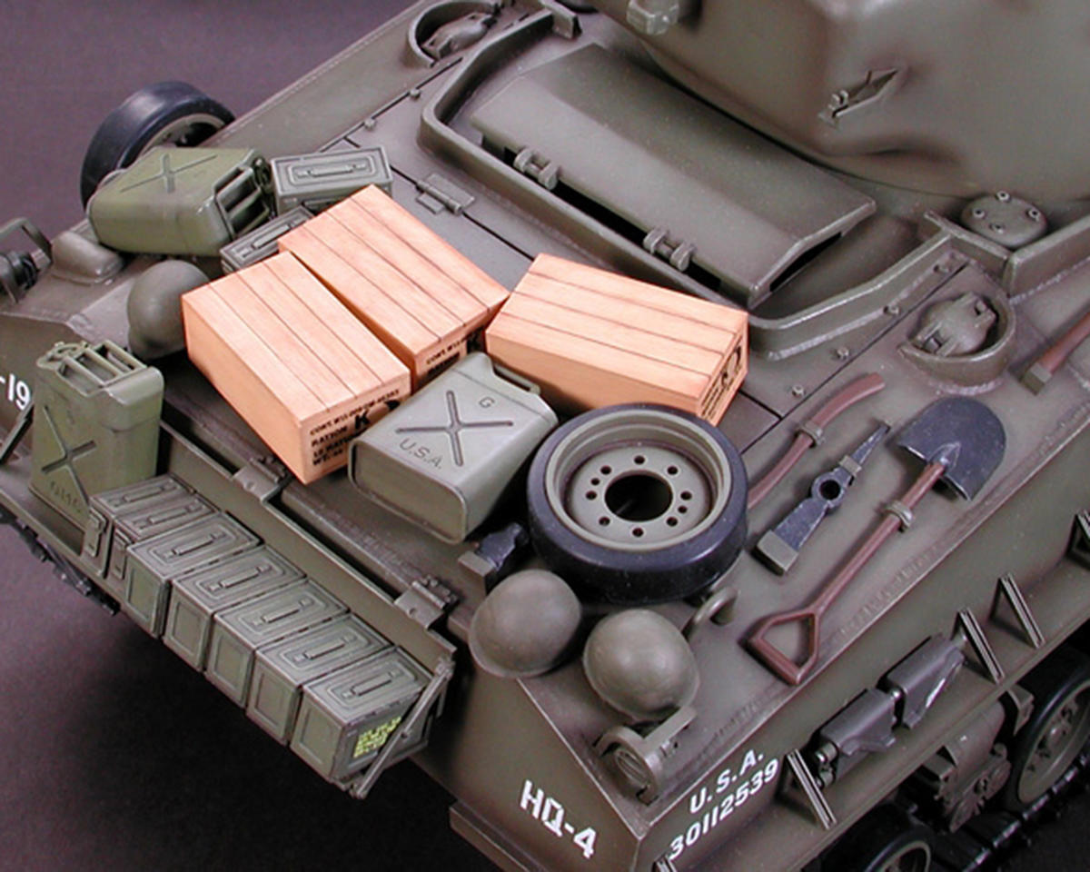 Tamiya 1/16 M4 Sherman 105mm Howitzer "Full Option" Radio Control Tank Kit