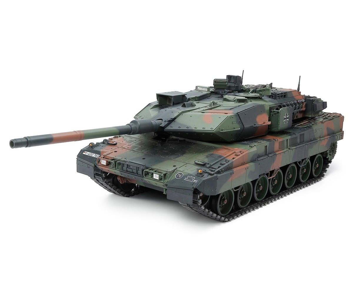 Tamiya 1/16 German Leopard 2 A7V Scale Electric RC Tank Kit (Full Option)