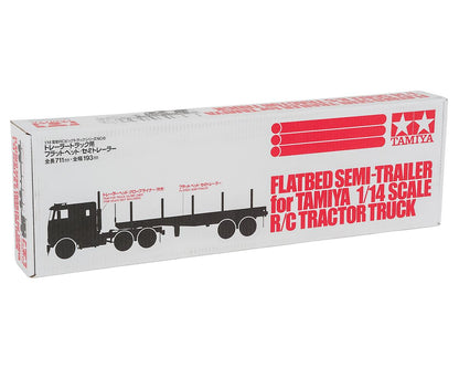 Tamiya 1/14 Semi Truck Flatbed Trailer