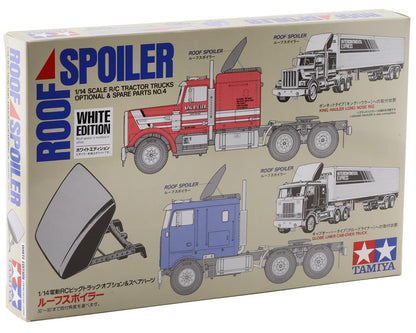 Tamiya 1/14 Semi Roof Spoiler (White)
