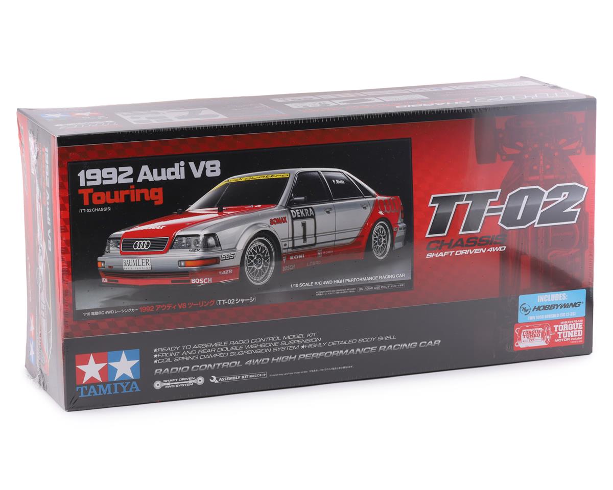 Tamiya TT-02 1992 Audi V8 Touring 1/10 4WD Electric Touring Car Kit