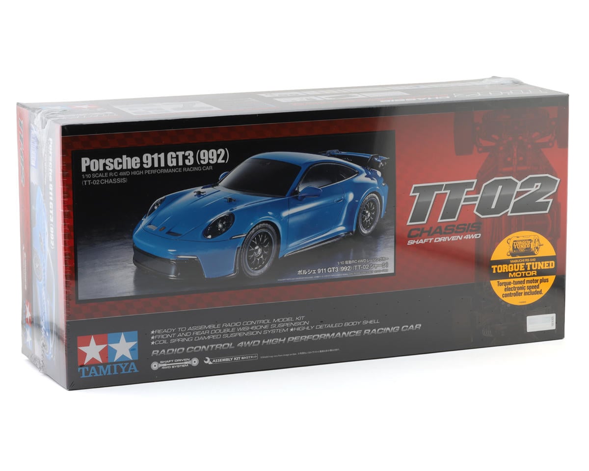 Tamiya TT-02 Porsche 911 GT3 (992) 1/10 4WD Electric Touring Car Kit