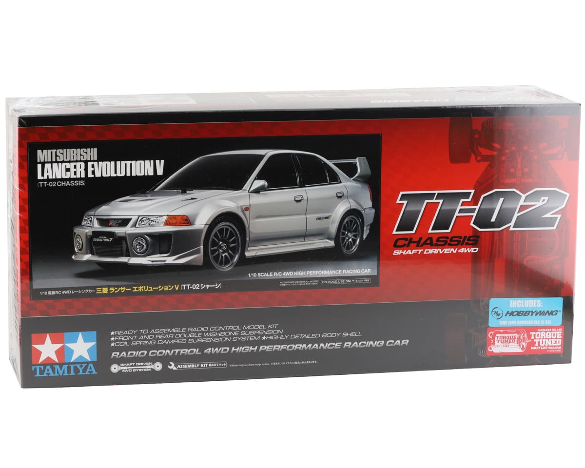 Tamiya Mitsubishi Lancer Evolution V 1/10 4WD Electric Rally Car Kit