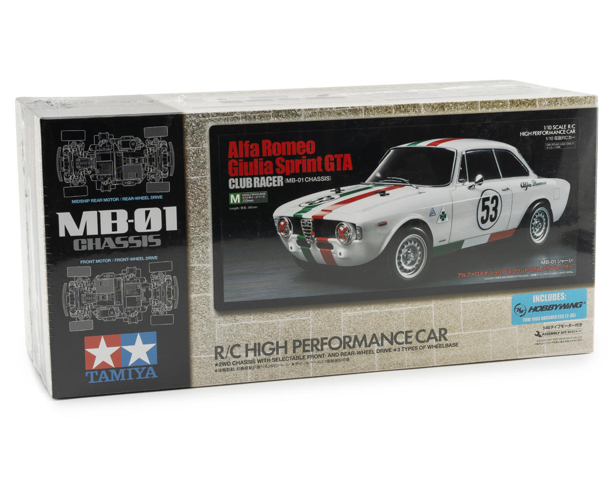 Tamiya Alfa Romeo Giulia Sprint GTA Club Racer 1/10 FWD/RWD On-Road Kit