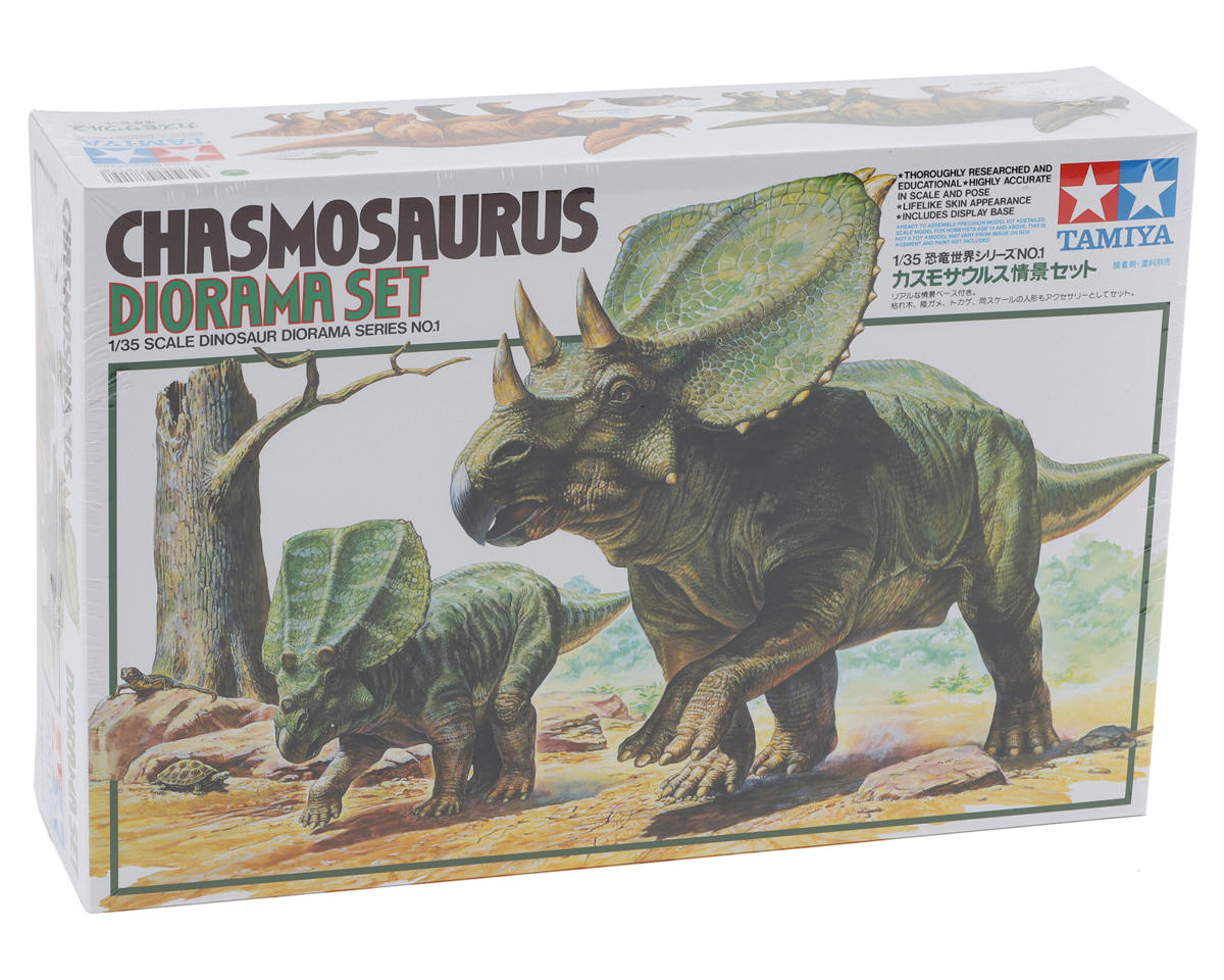 Tamiya 1/35 Chasmosaurus Model Diorama Set
