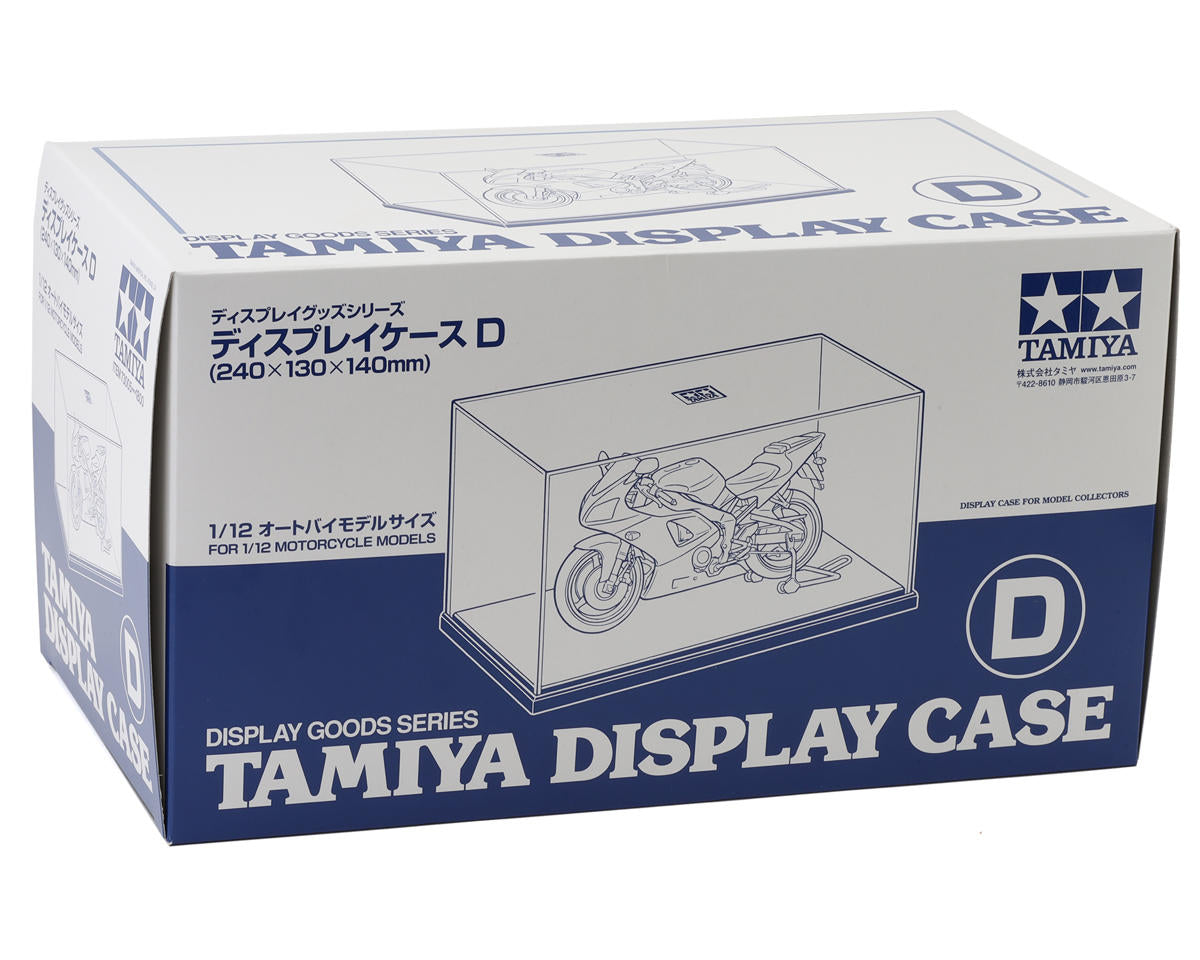 Tamiya 1/12 Scale Motorcycle Model Display Case (D) (240x130x140mm)