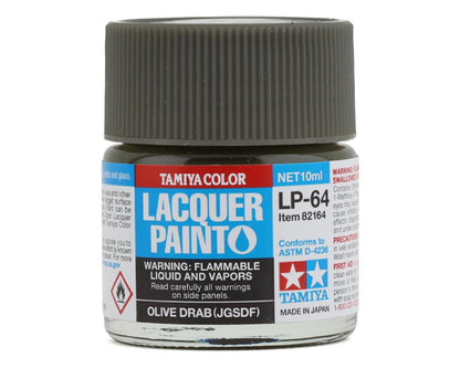 Tamiya LP-64 Olive Drab (JGSDF) Lacquer Paint (10ml)