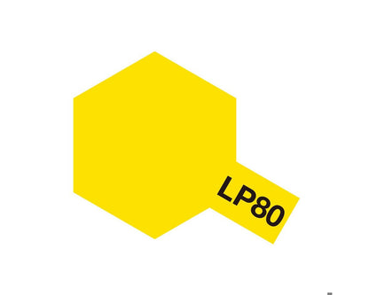 Tamiya LP-80 Flat Yellow Lacquer Paint (10ml)