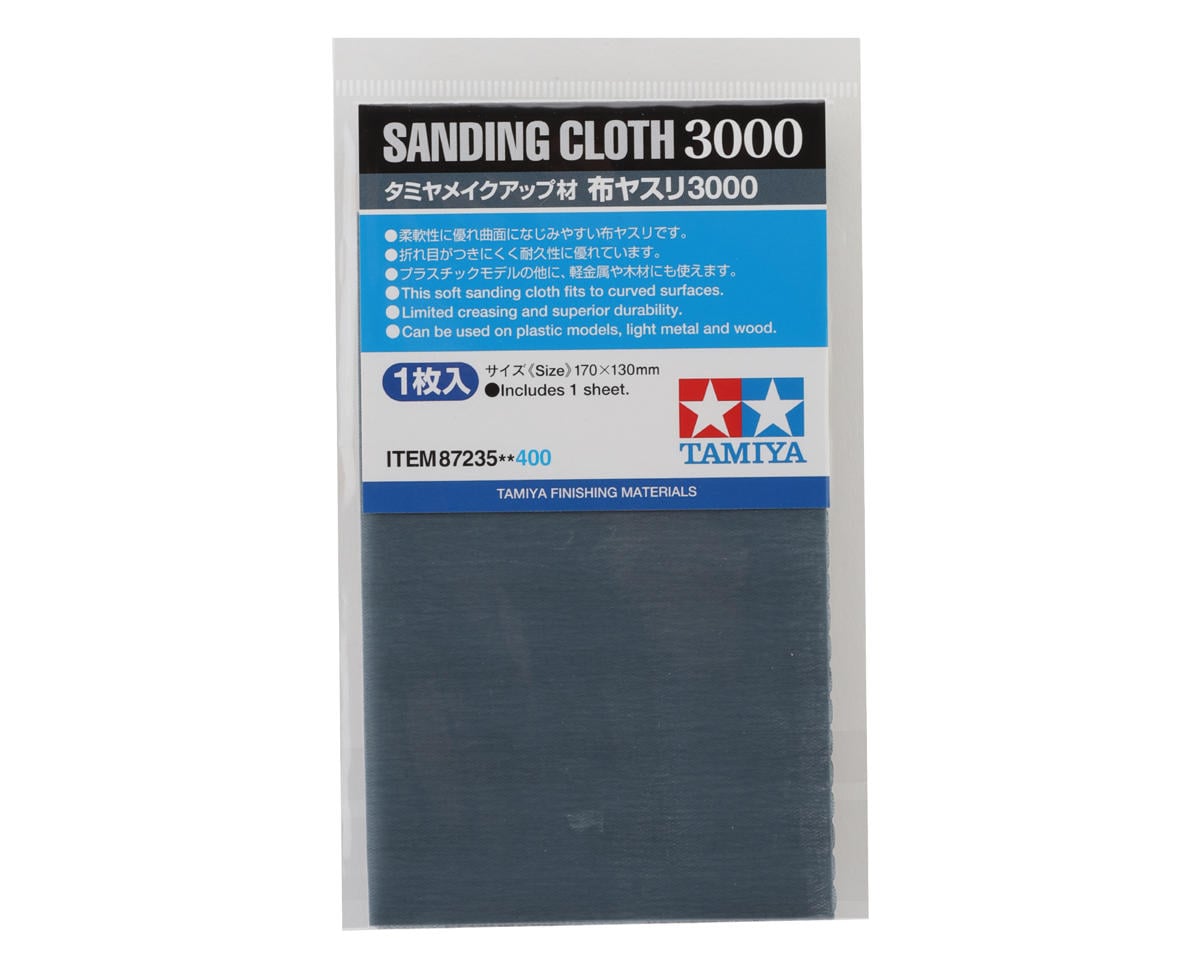 Tamiya 170x130mm Sanding Cloth (3000 Grit)
