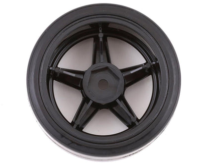 Tamiya 26mm Pre-Mounted Drift Tires (Black) (4)