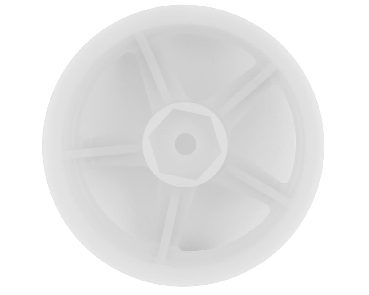 Topline N Model V3 Super High Traction Drift Wheels (White) (2) (5mm Offset)