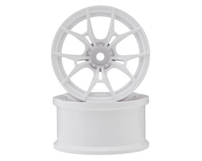 Topline FX Sport Multi-Spoke Drift Wheels (White) (2) (6mm Offset)