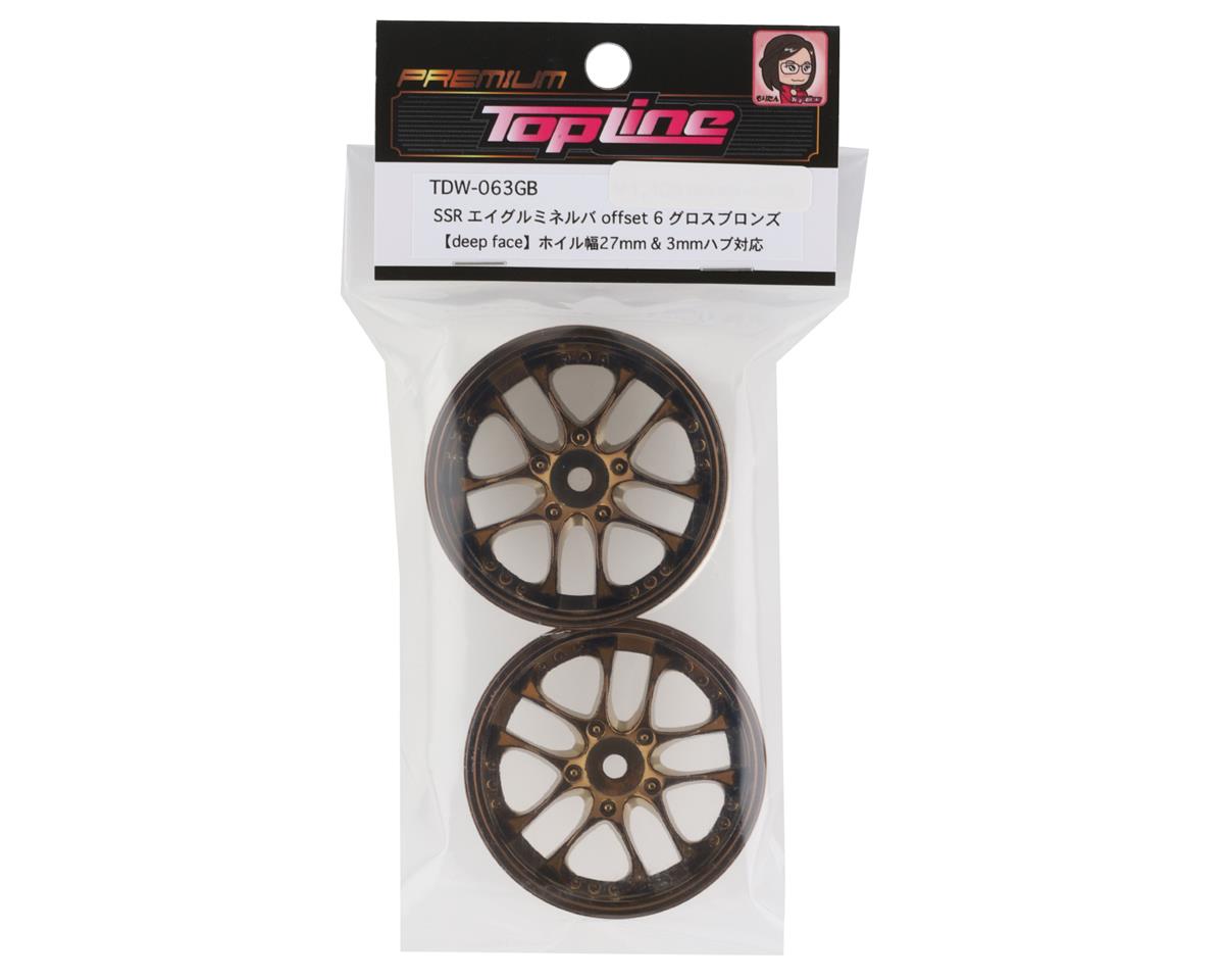 Topline SSR Agle Minerva 5-Split Spoke Drift Wheels (Bronze) (2) (6mm Offset)