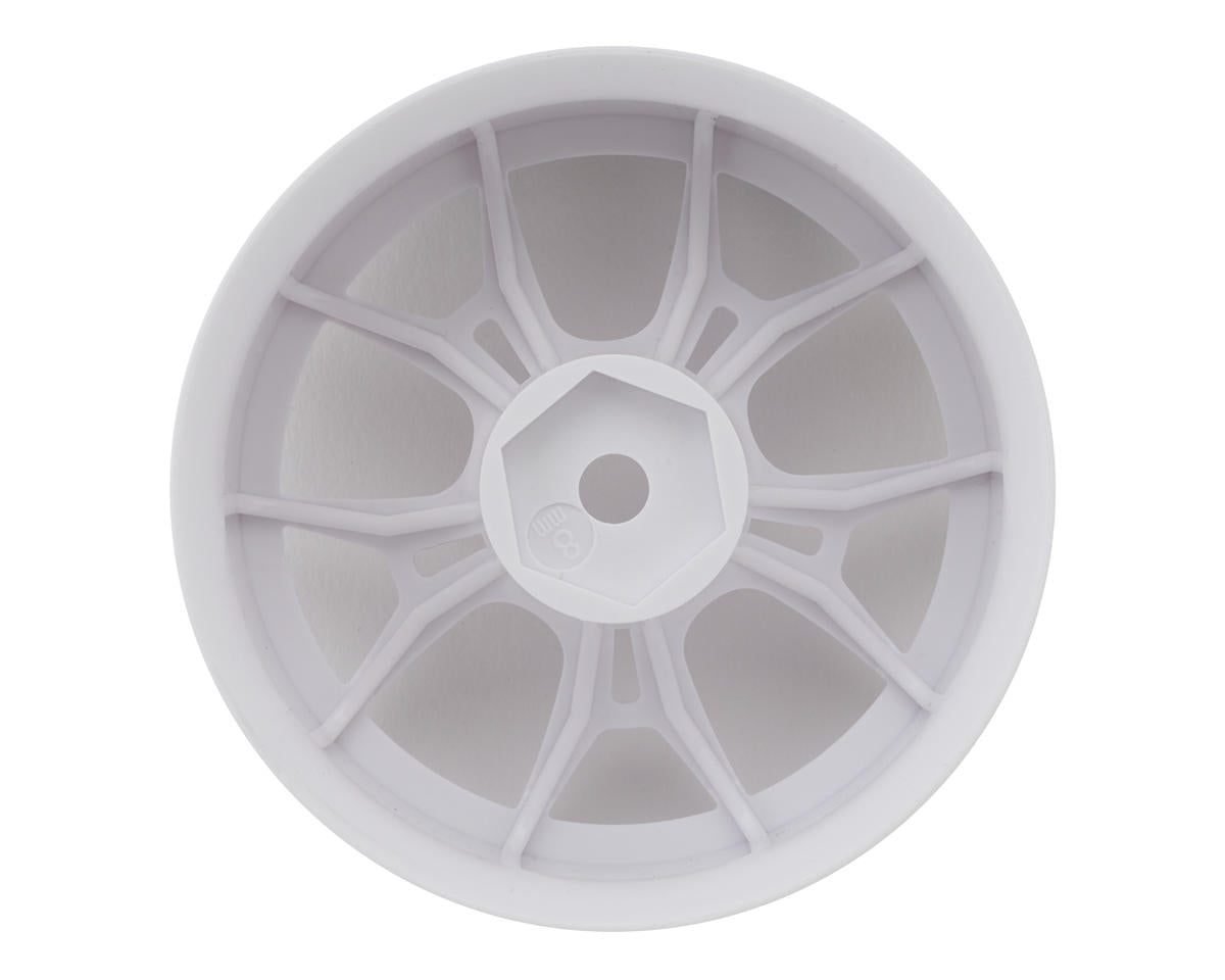 Topline FX Sport Multi-Spoke Drift Wheels (White) (2) (8mm Offset)