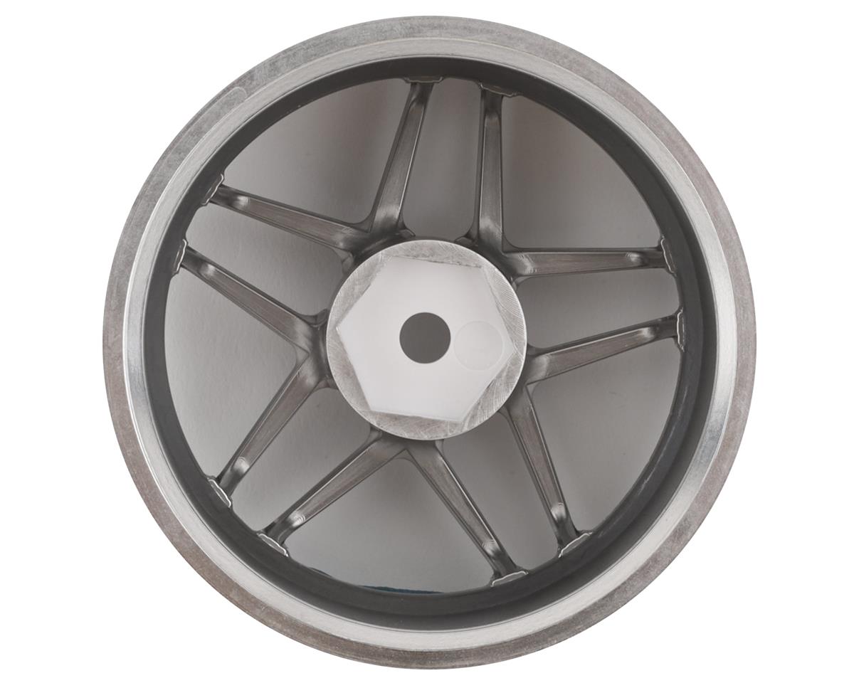 Topline Blitz BRW03 5-Split Spoke Drift Wheels (Matte Chrome) (2) (6mm Offset)