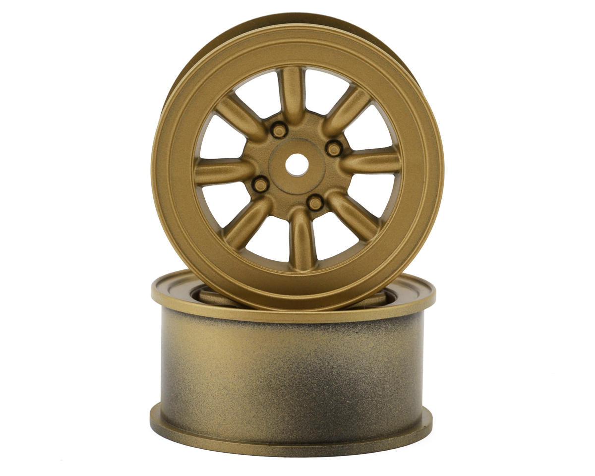 Topline RS Watanabe 1/10 Drift Wheels (Gold) (2) (2mm Offset)