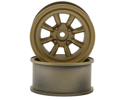 Topline RS Watanabe 1/10 Drift Wheels (Gold) (2) (5mm Offset)