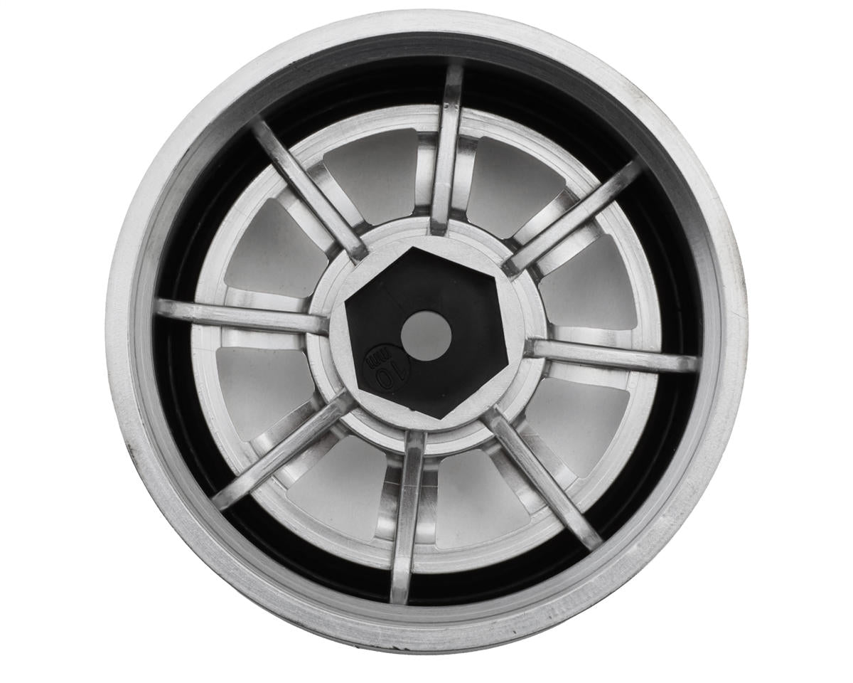 Topline RS Watanabe 1/10 Drift Wheels (Chrome) (2) (10mm Offset)