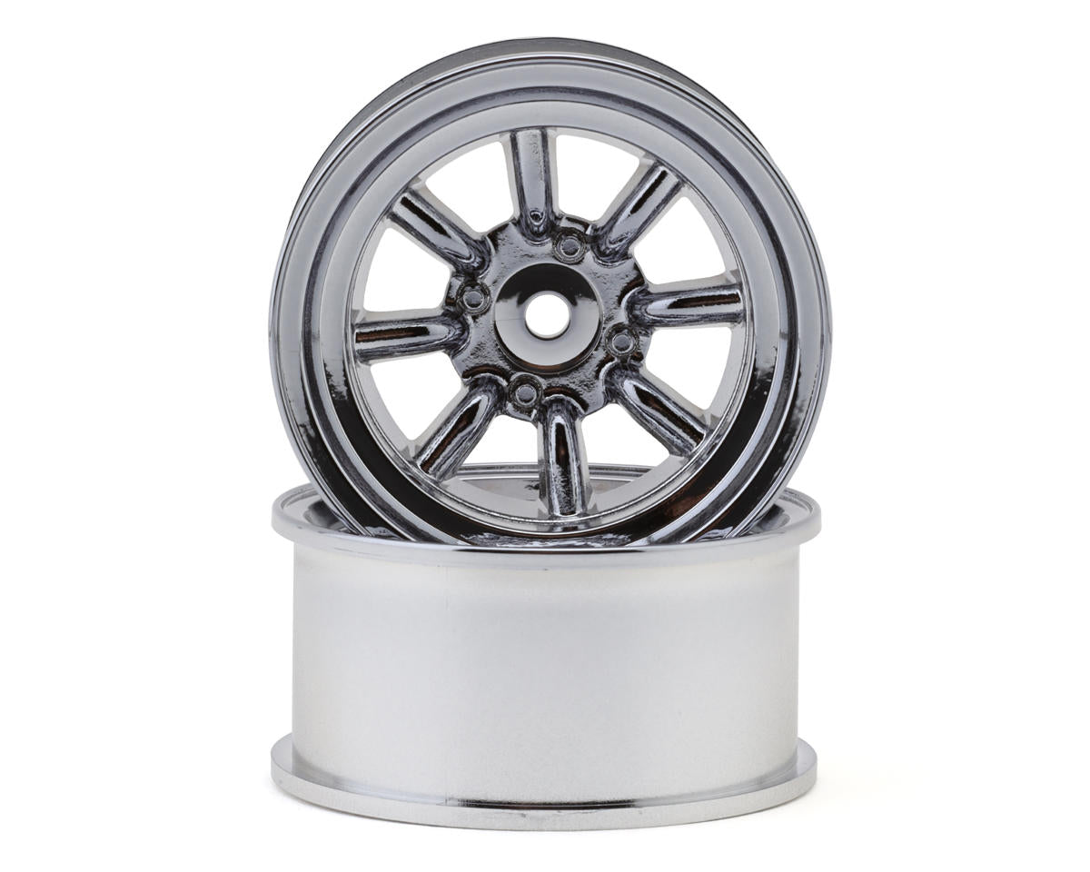 Topline RS Watanabe 1/10 Drift Wheels (Chrome) (2) (12mm Offset)