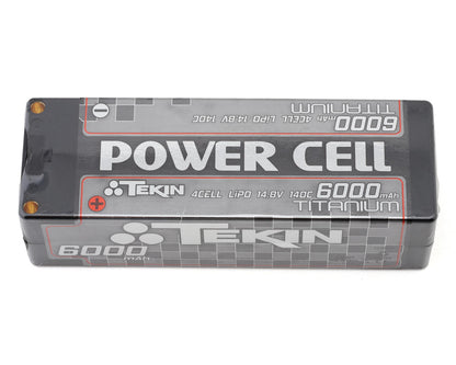 Tekin Titanium Power Cell 4S LCG Brick LiPo Battery 140C (14.8V/6000mAh)