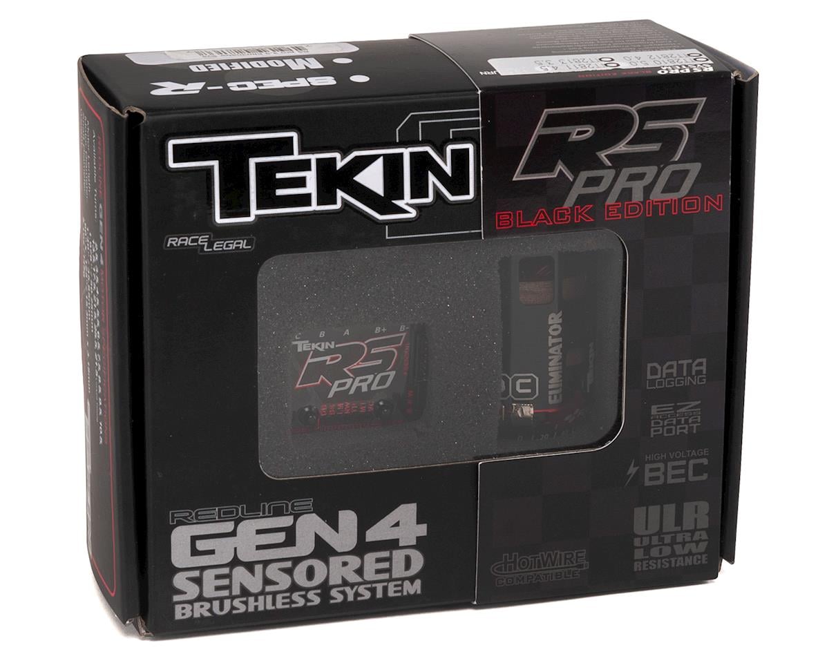 Tekin RS Pro Black Sensored Brushless ESC/Gen4 Eliminator Motor Combo (4.5T)