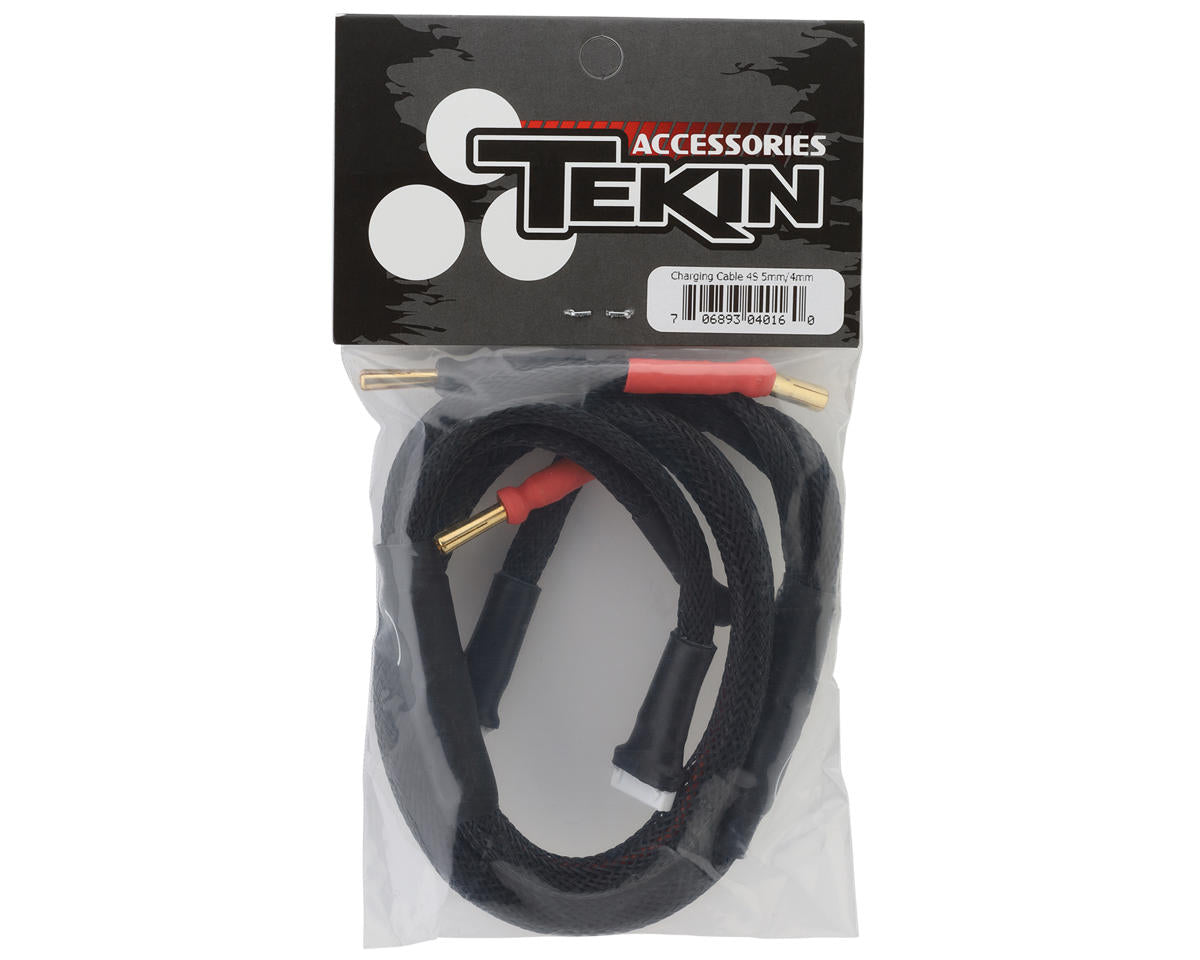 Tekin 4S Charge Cable w/4mm & 5mm Bullet Connector