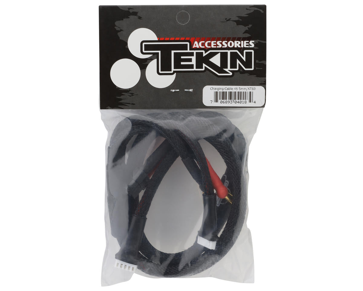 Tekin 4S Charge Cable w/5mm Bullet Connector to XT60