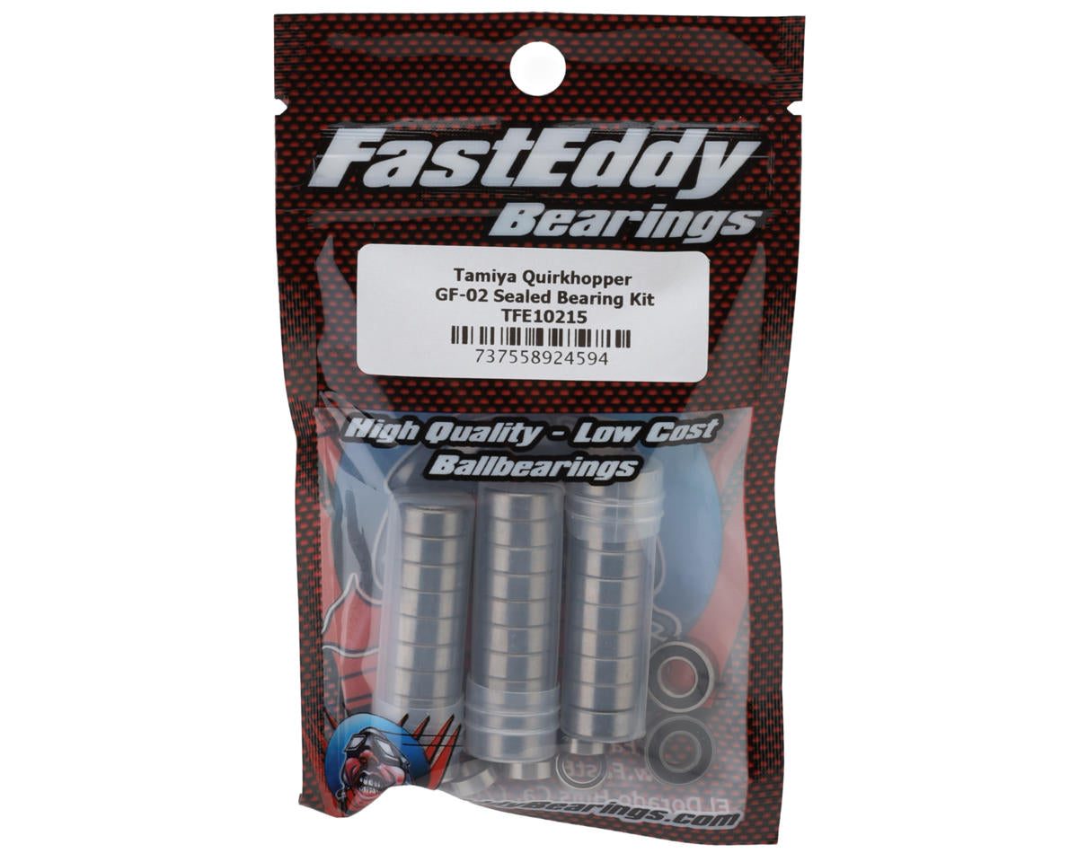 FastEddy Tamiya GF-02 Quirkhopper Rubber Sealed Ball Bearings Kit